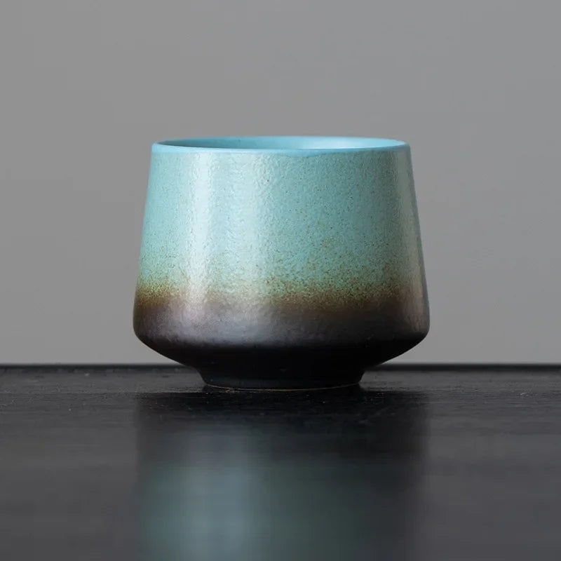 Keramische thee- of koffiekop - Retro stijl