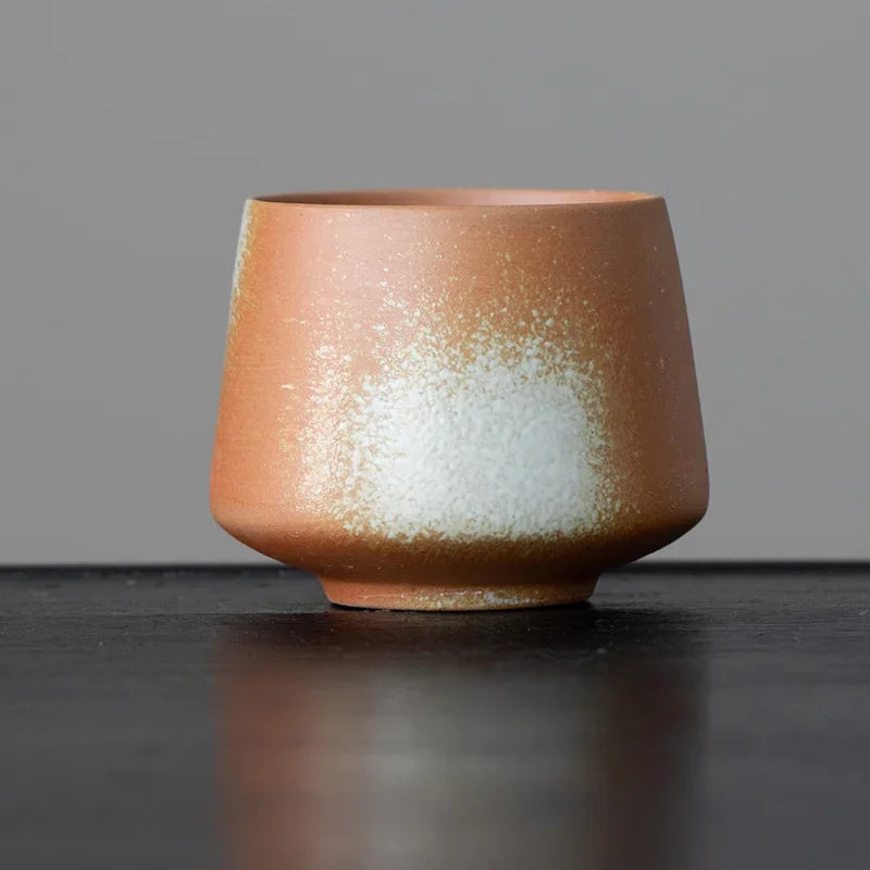 Keramische thee- of koffiekop - Retro stijl