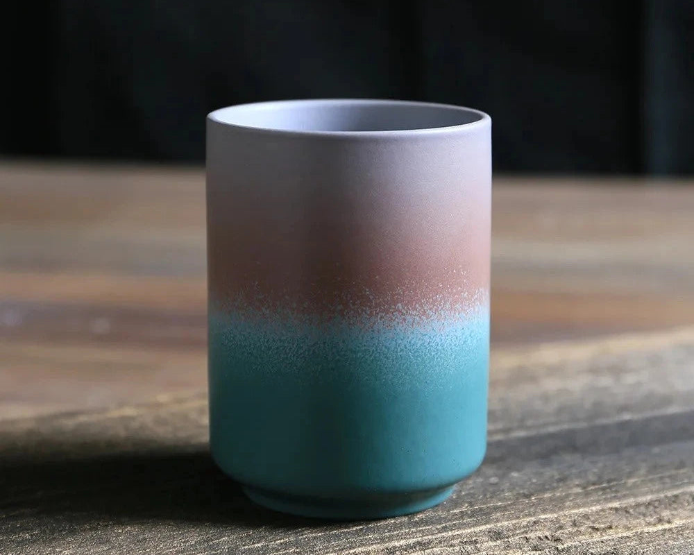 Handgemaakte keramische thee- of koffiekop - Japanse stijl