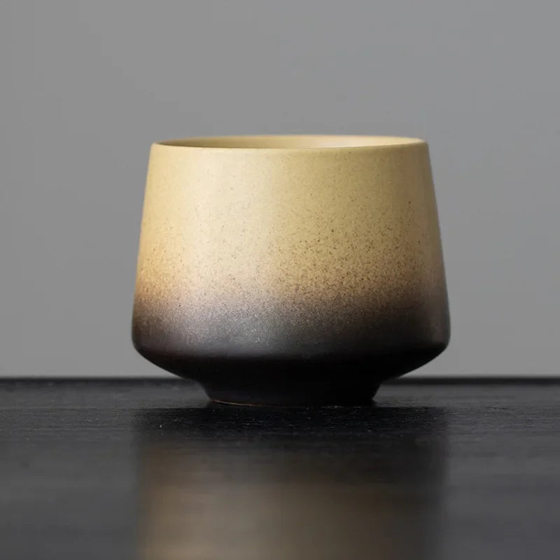 Keramische thee- of koffiekop - Retro stijl