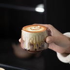 Keramische thee- of koffiekop - Retro stijl